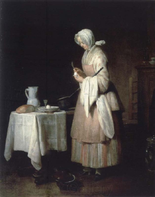 Jean Baptiste Simeon Chardin The fursorgliche lass Norge oil painting art